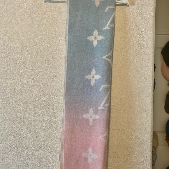 Louis Vuitton Gradient Cashmere Scarf - Picture 5 of 8